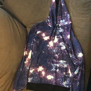 Galaxy pullover hoodie